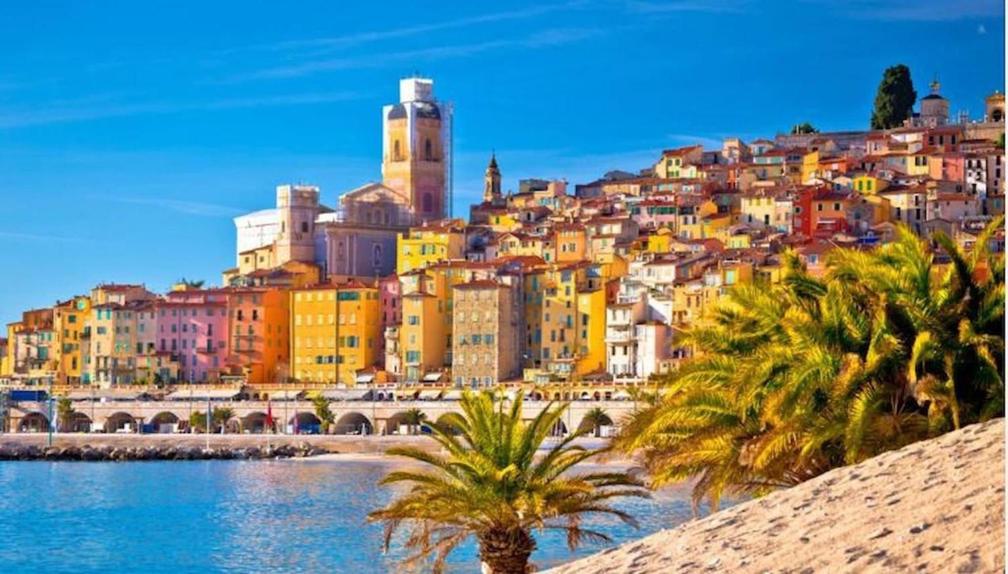 Le Mona Lisa, Vue Mer, Balcon Menton Exterior photo